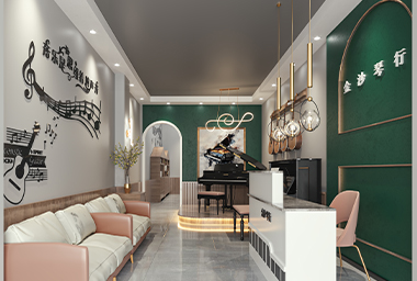 衢州琴行装修设计_案例效果图