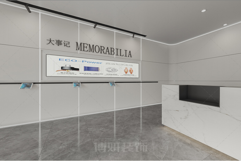 杭州简约气质科技公司办公室装修设计-专业办公空间设计案例 5